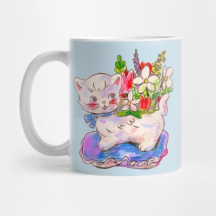 cat planter Mug